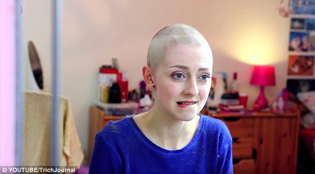 Ms Brown explains that shaving her head does not stop the disorder - but it may help save her hair. She refuses to let this setback keep her down, however, vowing to 'keep ploughing forward'