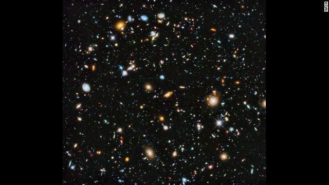 Astronomers using the Hubble Space Telescope have pieced together this picture that shows a small section of space in the southern-hemisphere constellation Fornax. Within this deep-space image are 10,000 galaxies, going back in time as far as a few hundred million years after the Big Bang. Click through to see other wonders of the universe.