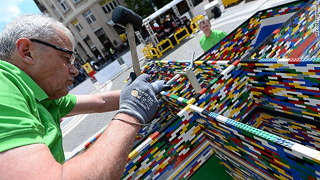 Guinness World Records said the tower is officially the "tallest structure built with interlocking plastic bricks."