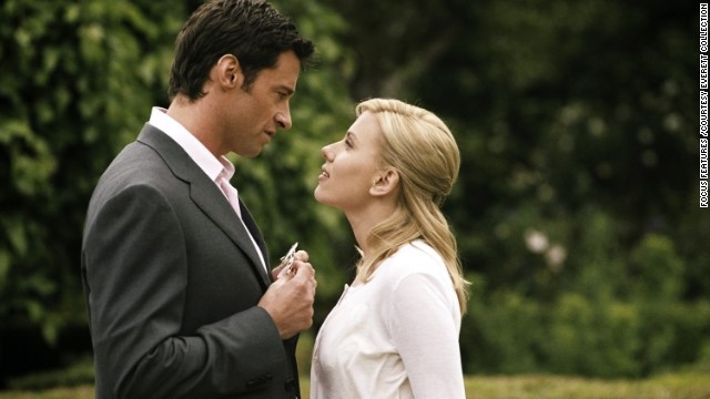 Hugh Jackman and Scarlett Johansson star in the 2006 film "Scoop," which was directed by Woody Allen.