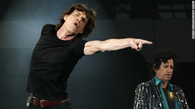 Mick Jagger and Keith Richards perform in Frankfurt, Germany, in 2007.