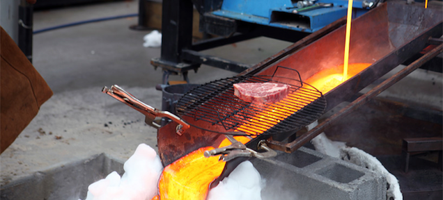 These Maniacs Cooked Steak With Molten Lava and Lightning