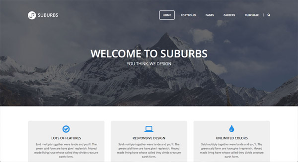 Suburbs WordPress Theme