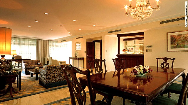 Hotel Okura's guest rooms have housed many VIPs, including Princess Diana, Ronald Reagan, Margaret Thatcher and Barack Obama.