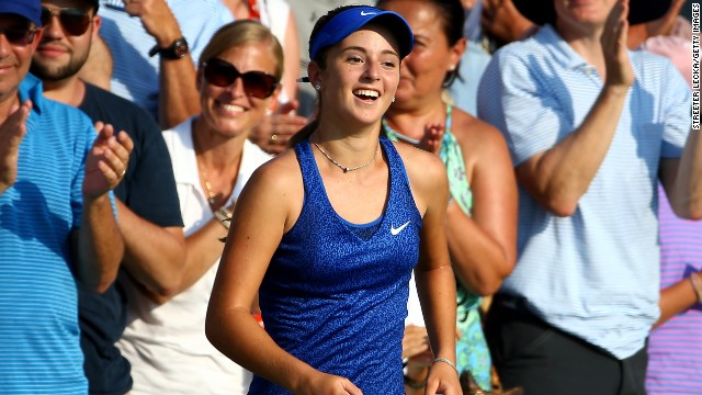 American teenager Cici Bellis is inelligible for prize money at the U.S. Open as she is still an amateur.