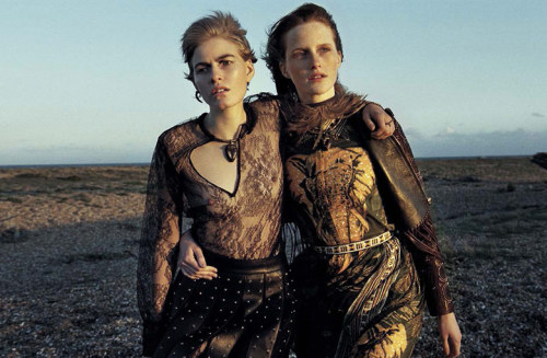 Magdalena Jasek & Louise Parker for Vogue Italia January...