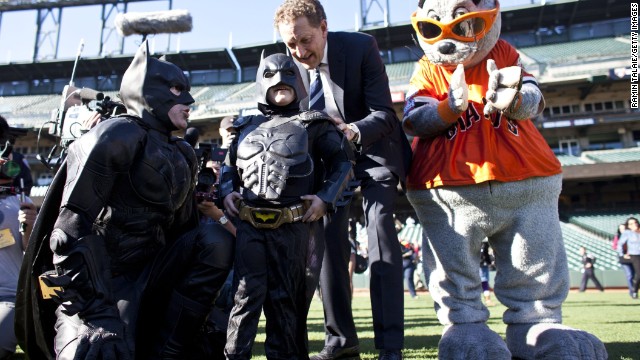 Leukemia survivor Miles Scott, 5, is probably one of the <a href='http://ift.tt/1ixEPuz'>best known child superhero fans</a>. His nickname is "BatKid" and last year, the Make-A-Wish foundation turned San Francisco into Gotham City for a day to fulfill Scott's wish of bringing BatKid to life.