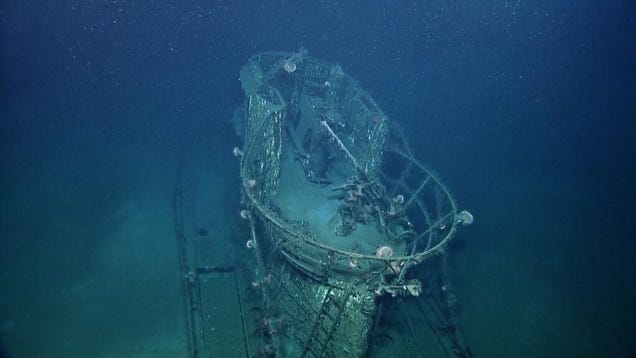 Spooky underwater photos reveal Nazi submarine off the coast of Texas