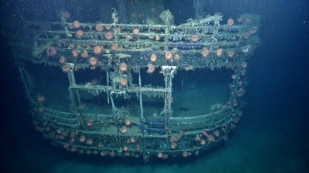 Spooky underwater photos reveal Nazi submarine off the coast of Texas
