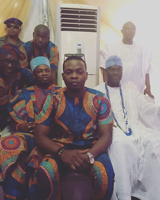 Olamide Hangs Out with Ooni of Ife & Oba Saheed Elegushi