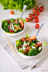 Roasted carrot salad with feta