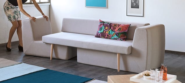 This Single Sofa Becomes a Full Living Room Set In Seconds