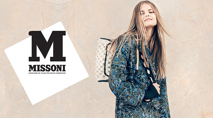 Рекламная кампания M Missoni, осень-зима 2014