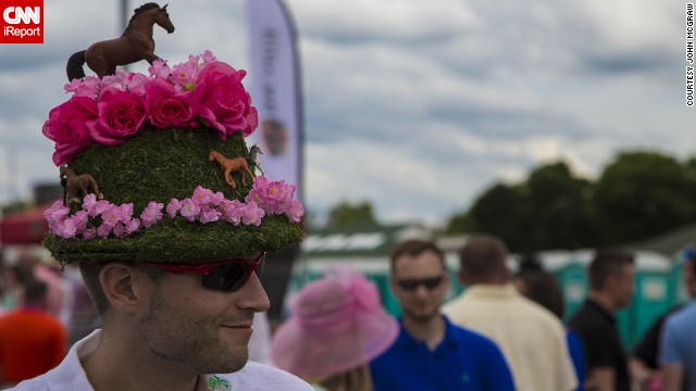 Although wearing a hat to the races has been a longstanding tradition for women, more men have been sporting them in recent years. 