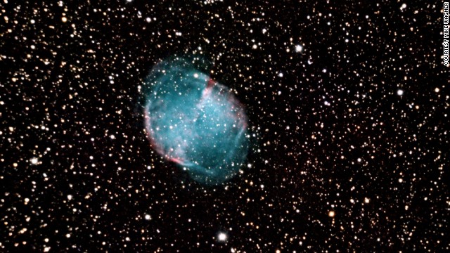 Using this park's telescope, you can see deep sky objects such as the <a href='http://ift.tt/1nQ6LPN' target='_blank'>Dumbbell Nebula</a>. The nebula is the remains of exploded stars and stretches 4.5 light years across. 