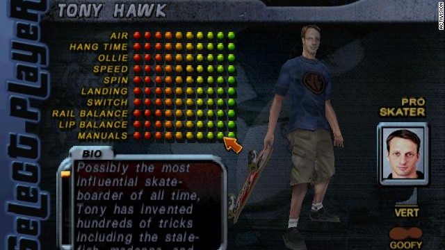 "Tony Hawk's Pro Skater" revolutionized sports games, and since it launched in 1999, no shortage of famous folks have appeared to take a turn in the half-pipe. Tattoo artist Kat Von D, Green Day frontman Billy Joe Armstrong and rapper Lil Jon are just a few who have appeared -- in addition, of course, to Hawk himself.