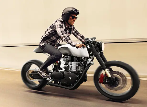 Black Shadow H-E Concept Motorcycle by Mark Norton Menéndez