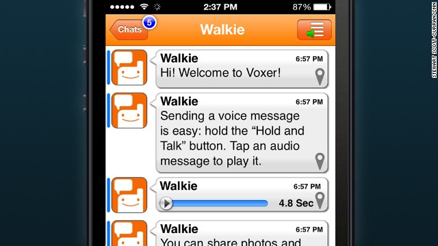 Voxer: Think walkie-talkies. This push-to-talk messaging allows kids with smart phones to share text, photos and videos with lightning speed.