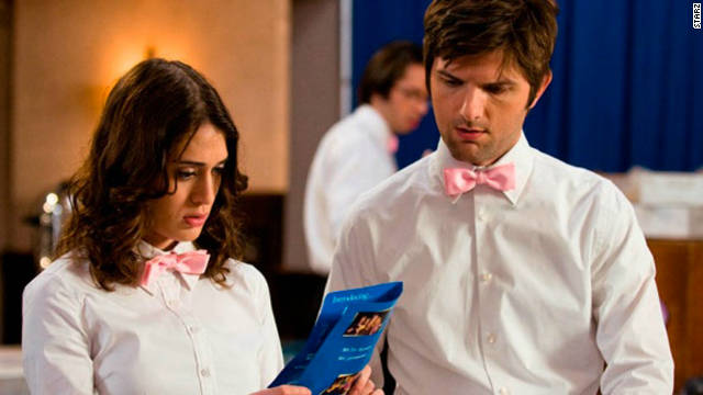 The cast members of "Party Down," including Lizzy Caplan, left, and Adam Scott, have been hard at work on their respective film and TV projects since the Starz series was canceled in 2010. Despite low ratings, the comedy received rave reviews.