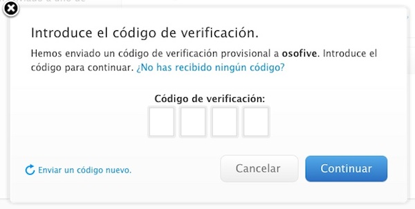 La verificación de dos pasos de Apple llega a otros países, incluyendo España