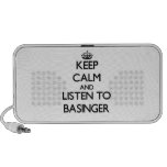 Keep calm and Listen to Basinger Portable Speaker