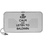 Keep calm and Listen to Baldwin iPhone Speaker