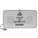 Keep calm and Listen to Barber Mp3 Speaker