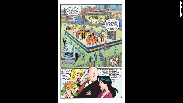 <strong>Exclusive photo: </strong>As Riverdale prepares to remember Archie, Mr. Weatherbee gets all choked up.