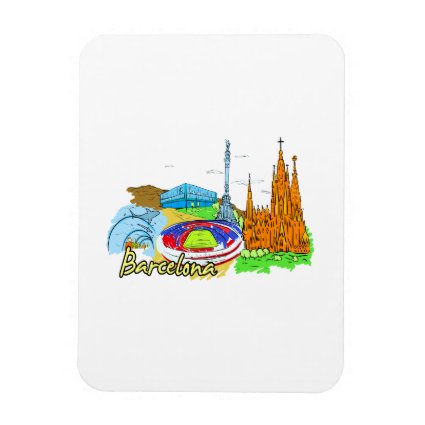 barcelona city travel image.png rectangle magnets