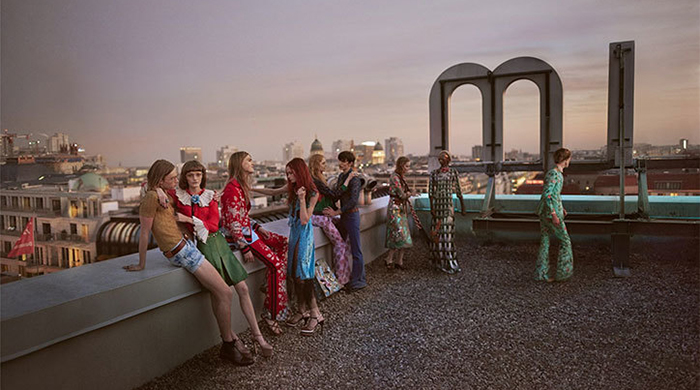 Берлинские крыши в видео рекламной кампании Gucci