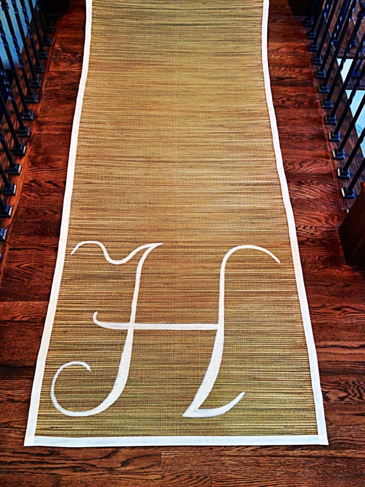 CUSTOM Bamboo Aisle Runner - FREE SHIPPING - Perfect for Beach, Country-themed, Tropical Weddings & Parties