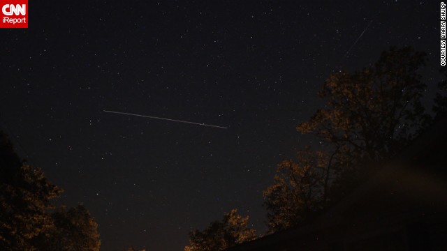 Astrophotographer <a href='http://ift.tt/1nm4zRa'>Barry Shupp</a> was hoping to get photos of the meteor shower from Hustontown, Pennsylvania. Instead, he had a chance to photograph the International Space Station while also catching a meteor passing by overhead. 