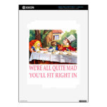 The Mad Hatter's Tea Party in Alice in Wonderland Skin For iPad 3