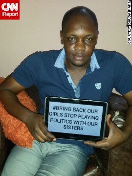 "Government should stop playing politics with our sister[s]," says Nigerian Dauda Kaks.