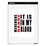 Merengue It Is In My Blood iPad 2 Decals