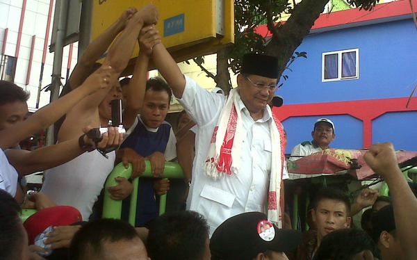 Prabowo Gerilya ke Pasar Tanah Abang