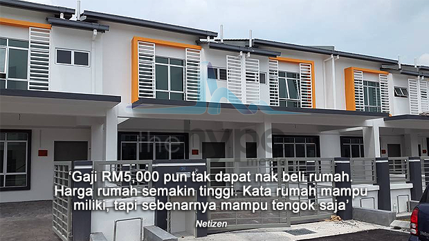 'Gaji RM5,000 Pun Tak Mampu Nak Beli Rumah'