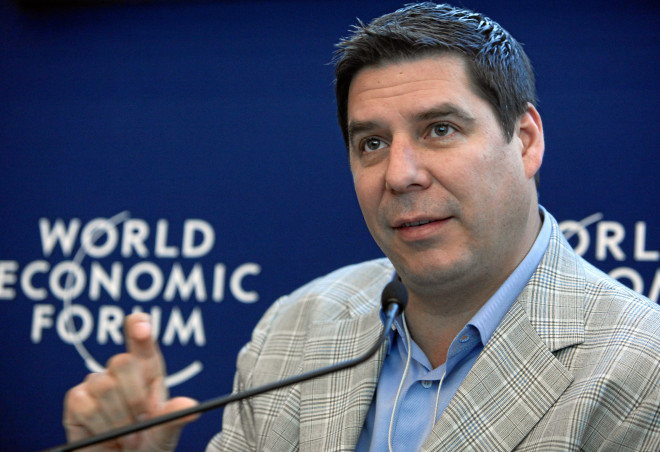 Marcelo Claure speaking at the World Economic Forum