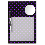 Black and Purple Polka Dot Dry-Erase Boards