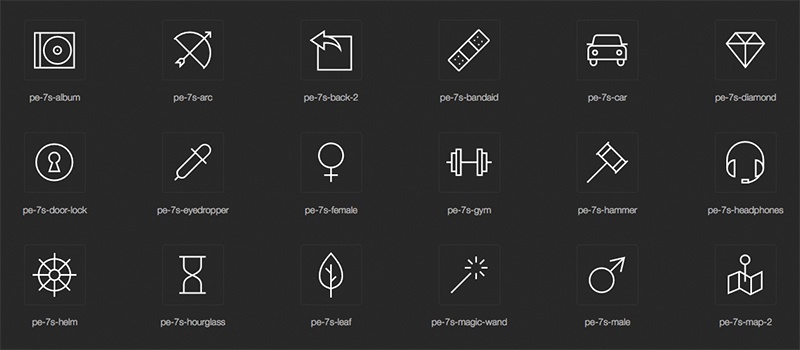 Pixeden Icon Font Pack