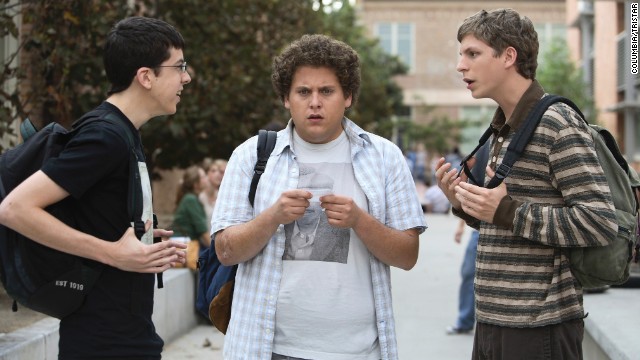 There's more than a bit of underaged boozing that goes on in 2007's "Superbad" with Christopher Mintz-Plasse, Jonah Hill and Michael Cera. There's also some McLovin going on.