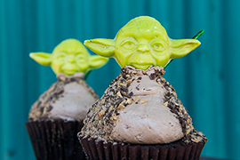 Star Wars-Themed Cupcakes from the 'Symphony in the Stars' Fireworks Dessert Party During Star Wars Weekends at Disney's Hollywood Studios