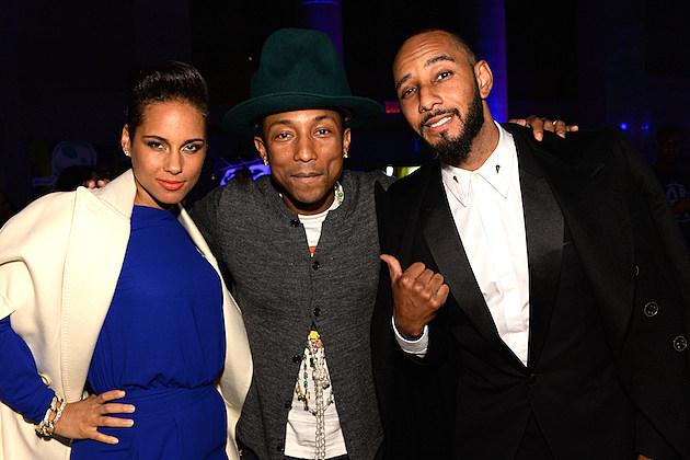 Alicia Keys, Pharrell and Swizz Beatz