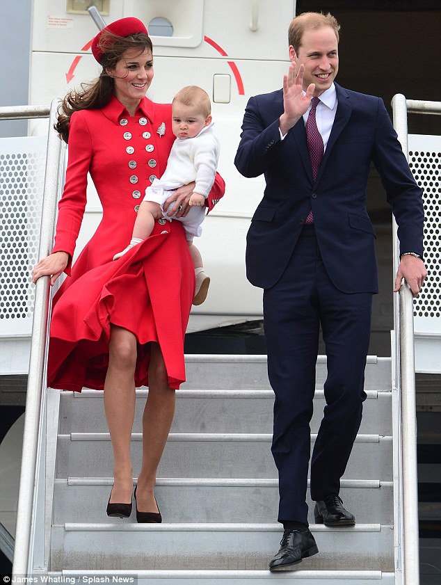 Successful trip: The Duchess of Cambridge and Prince George won't be heading to Memphis after the family's three-week tour Down Under