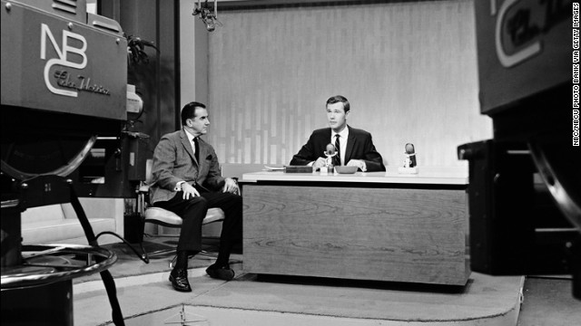 Johnny Carson, right, took over "The Tonight Show" on October 1, 1962, with co-host Ed McMahon. They retired from the late-night talk show 30 years later. This year, Saturday Night Live alum Jimmy Fallon became the show's new host after Jay Leno, who hosted the show for 22 years.