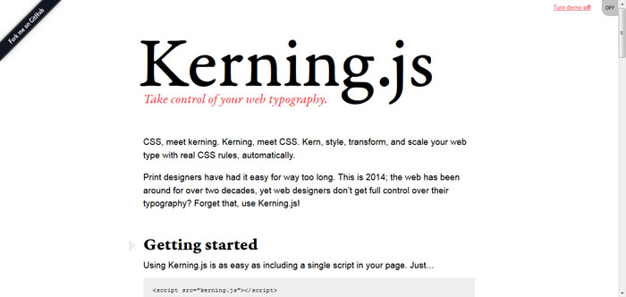 Kerning.js