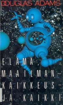 Douglas Adams, Linnunradan käsikirja liftareille: Elämä, maailmankaikkeus ja kaikki, kansikuva