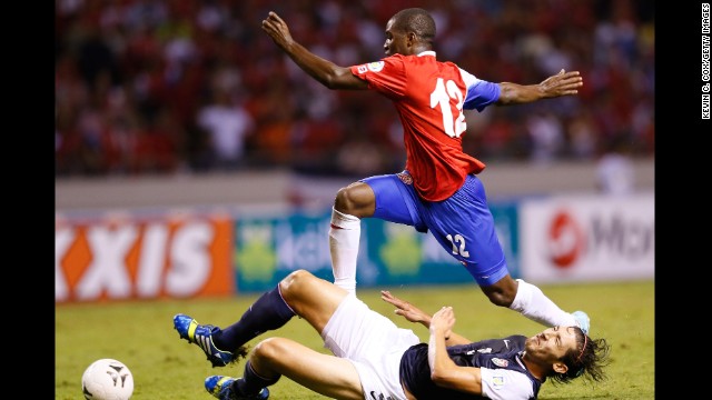 <strong>Joel Campbell (Costa Rica):</strong> Keep an eye on the 21-year-old. Costa Rica's opponents certainly will. Signed by Arsenal at age 18, he's spent the last three years on loan to French, Spanish and Greek clubs. USA fans will also remember him for his ridiculous dive during a World Cup qualifier last year. He'll be looking to redeem himself -- and his ho-hum club form of late -- with a memorable Cup, but he'll have his work cut out.