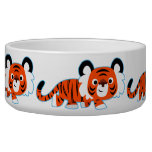 Cute Cartoon Tiger on The Prowl Pet Bowl