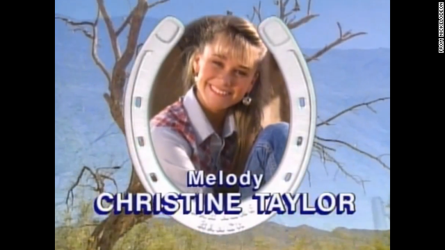 Christine Taylor played Melody Hansen, the Bar None Dude Ranch's bubbly girl-next-door type.
